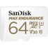 SanDisk 64GB Max Endurance microSD Card - SDSQQVR-064G-GN6IA
